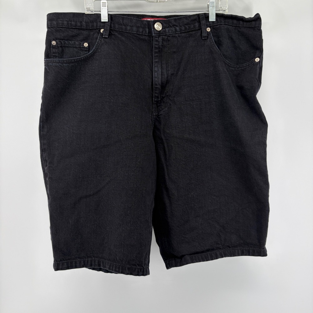 Neo Blue Mens Black Denim Shorts Size 44 Made in USA Relaxed Fit Streetwear